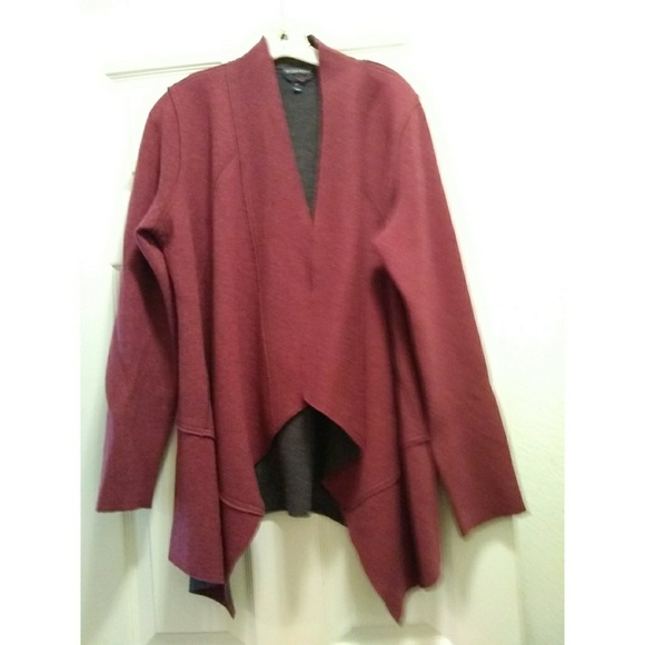 EILEEN FISHER DRAPED FRONT  MOTO JACKET - Picture 4 of 6